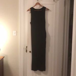 Black form fitting dress